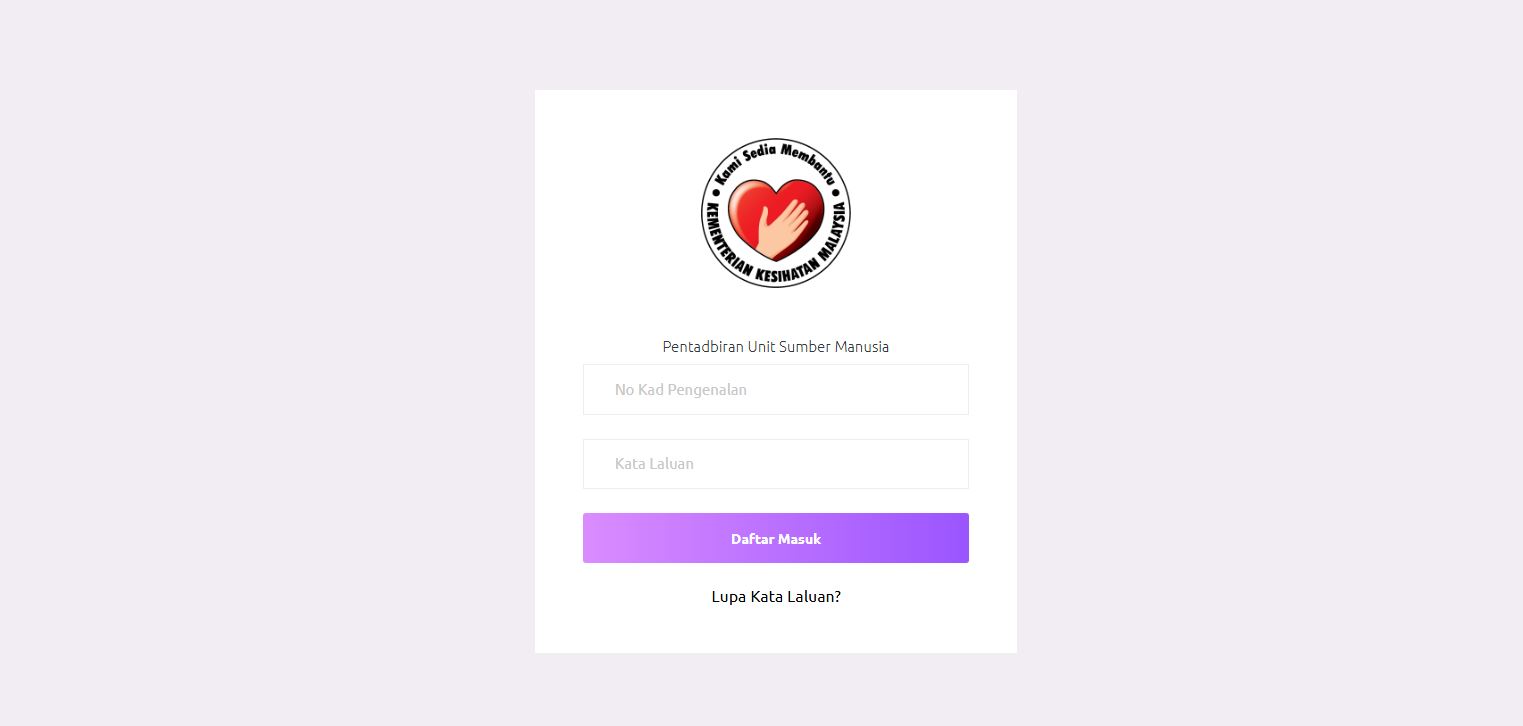 Sistem EHPL v2 (Admin Only)